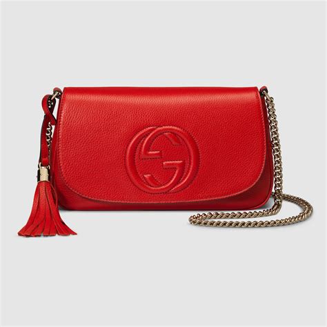 black and red gucci bag|red gucci shoulder bag.